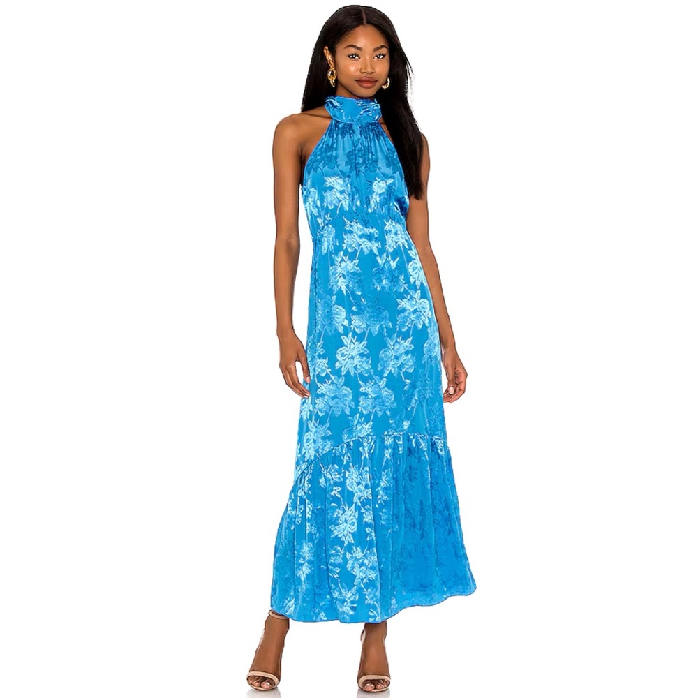 SAYLOR Blue Floral Maxi Dress